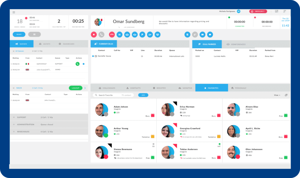 Imagicle Attendant Console for Webex Calling: the operator console that was missing.