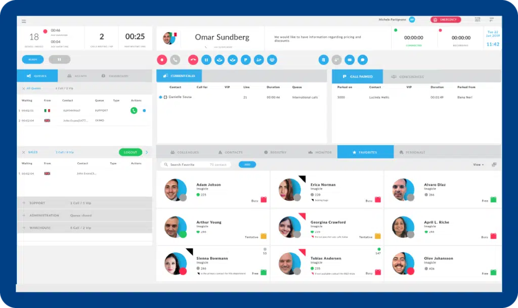 Imagicle Attendant Console for Webex Calling: the operator console you're looking for.