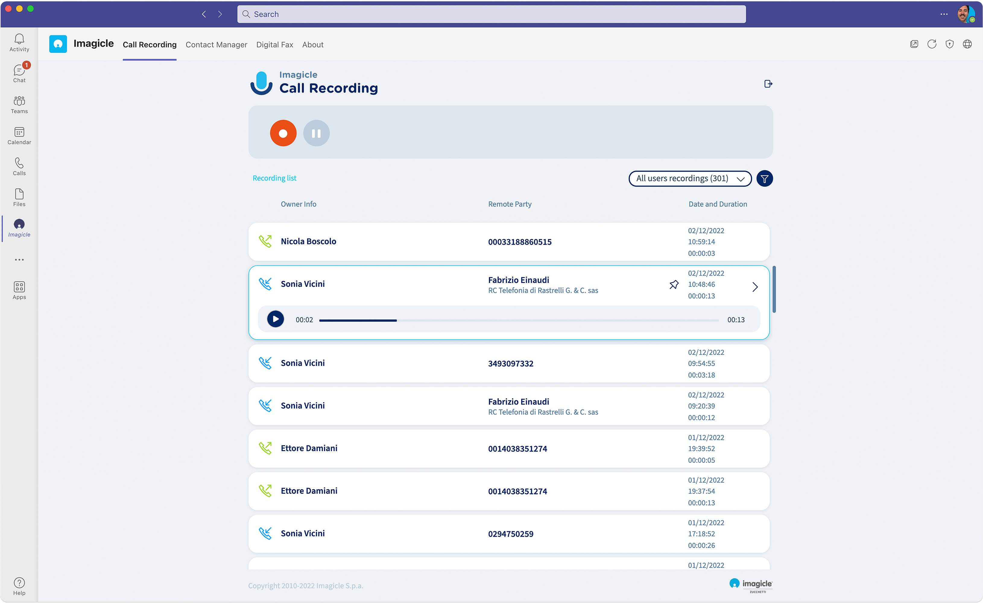 Call Recording for Microsoft Teams